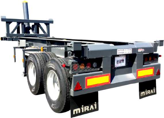 ダンプアップ機構付トレーラ