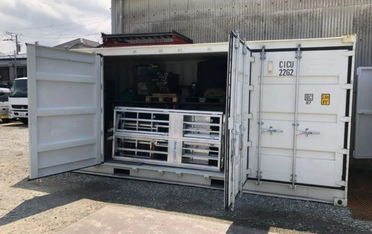 20’サイドオープンコンテナの使用事例